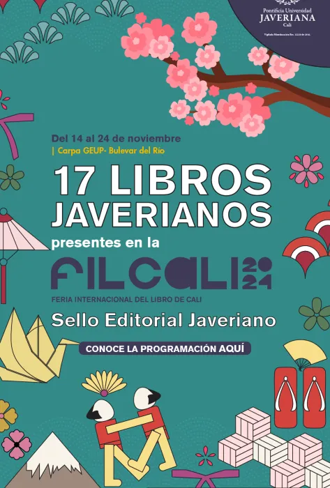 Sello Editorial Javeriano presenta 17 libros de su más reciente catálogo en la Feria Internacional del Libro de Cali 2024